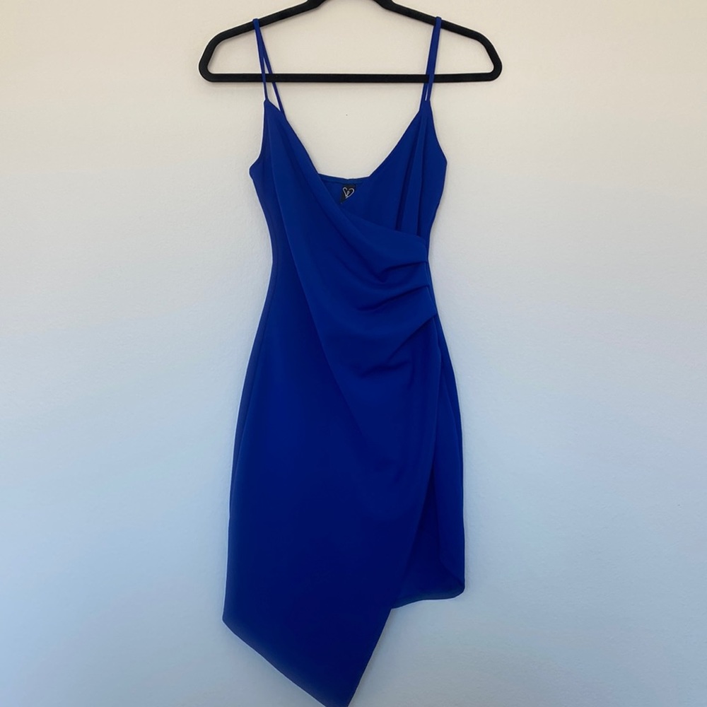 Windsor Cocktail Mini Dress Asymmetrical